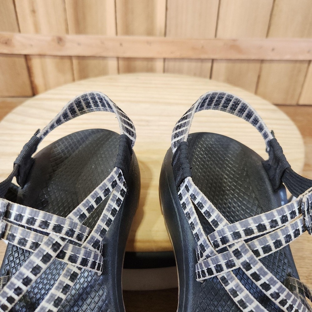 Chaco Zx/2 Sandals Womens Size 7 Black Check Strappy Adjustable Hiking Outdoor - Picture 9 of 10